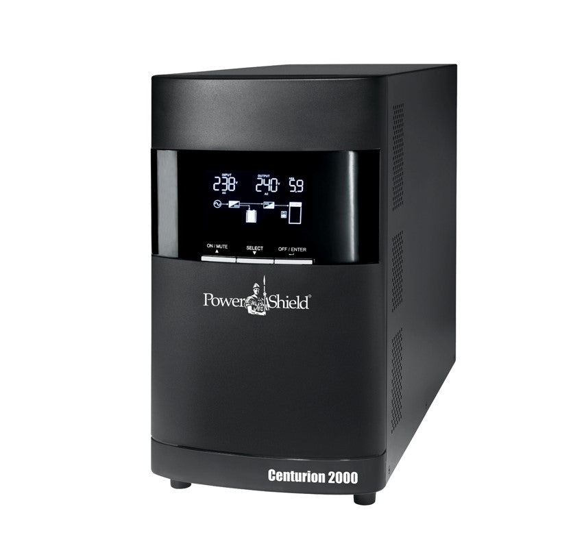 PowerShield Centurion Tower UPS 2000VA/2000W - 110V - Nema, reliable power backup for sensitive equipment, 2-year warranty PowerShield Centurion Tower UPS 2000VA/2000W - 110V - Nema, reliable power backup for sensitive equipment, 2-year warranty